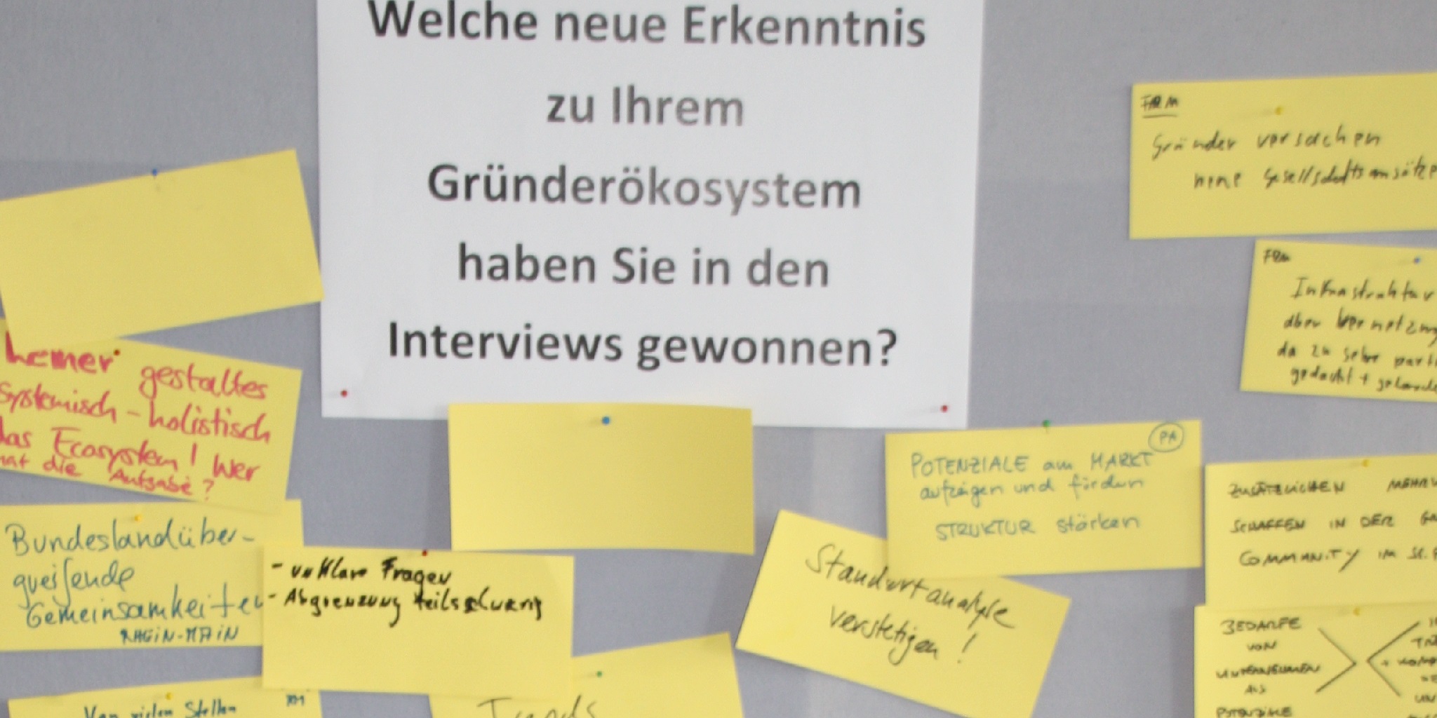 Gründerökosystem-Workshop für Technologie- und Gründerzentren