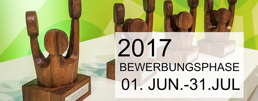 StartGreen Award 2017 - Jetzt bewerben! Der Preis für die grüne Gründerszene